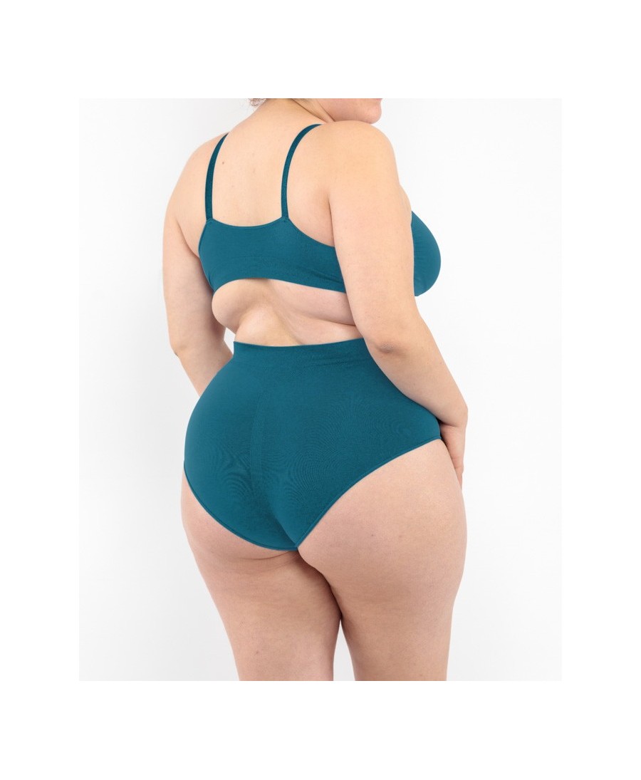 Set Completo Bralette Con Spallini Applicati Regolabili e Slip Vita Al