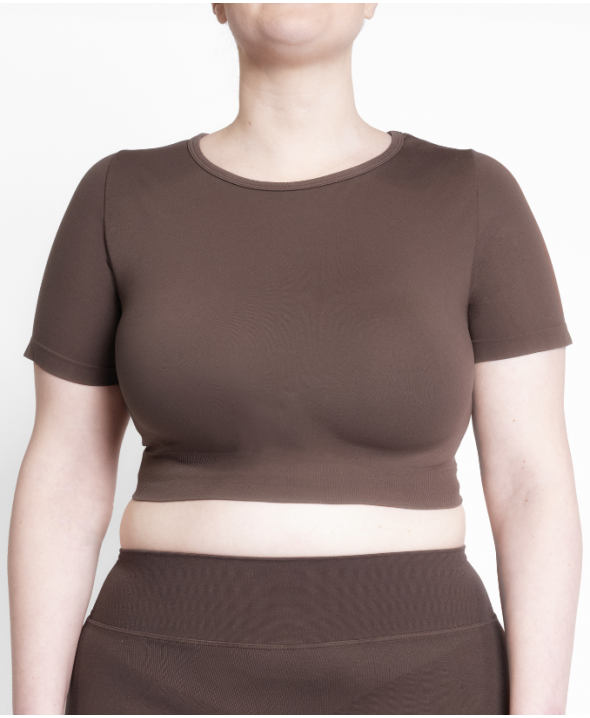 Crop top sportivo donna -...