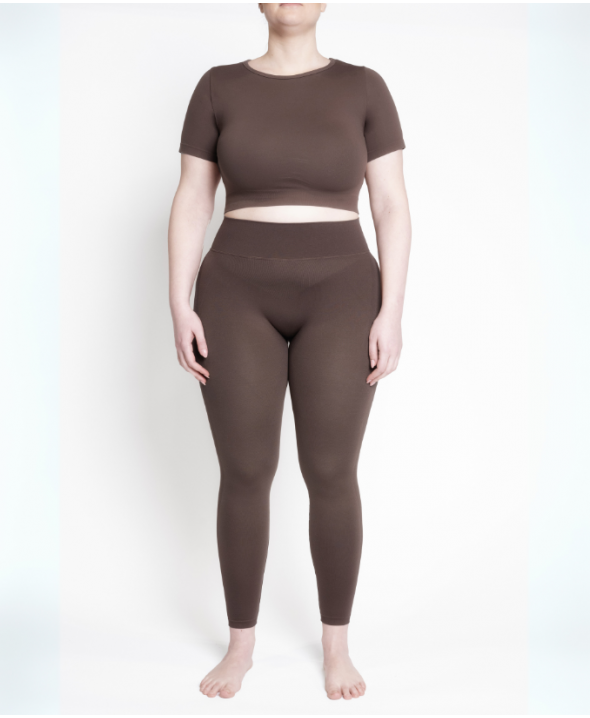 Set activewear crop top e...
