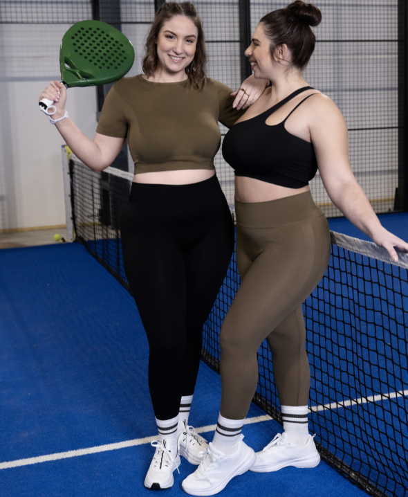 Crop top sportivo donna -...