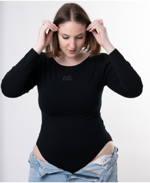 Body seamless manica lunga...