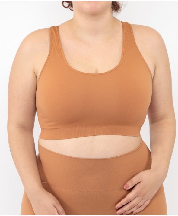 Sport Bralette - Cammello