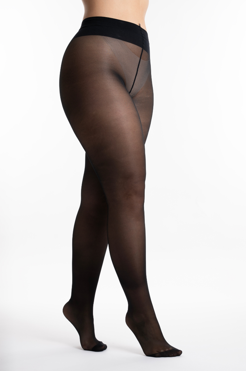 Collant Velato Riposante a Compressione Graduata 40 Den - Nero