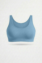Bralette Blu Desaturato Curvy per Taglie Forti | Leela Lab