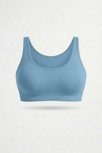Bralette Blu Desaturato Curvy per Taglie Forti | Leela Lab