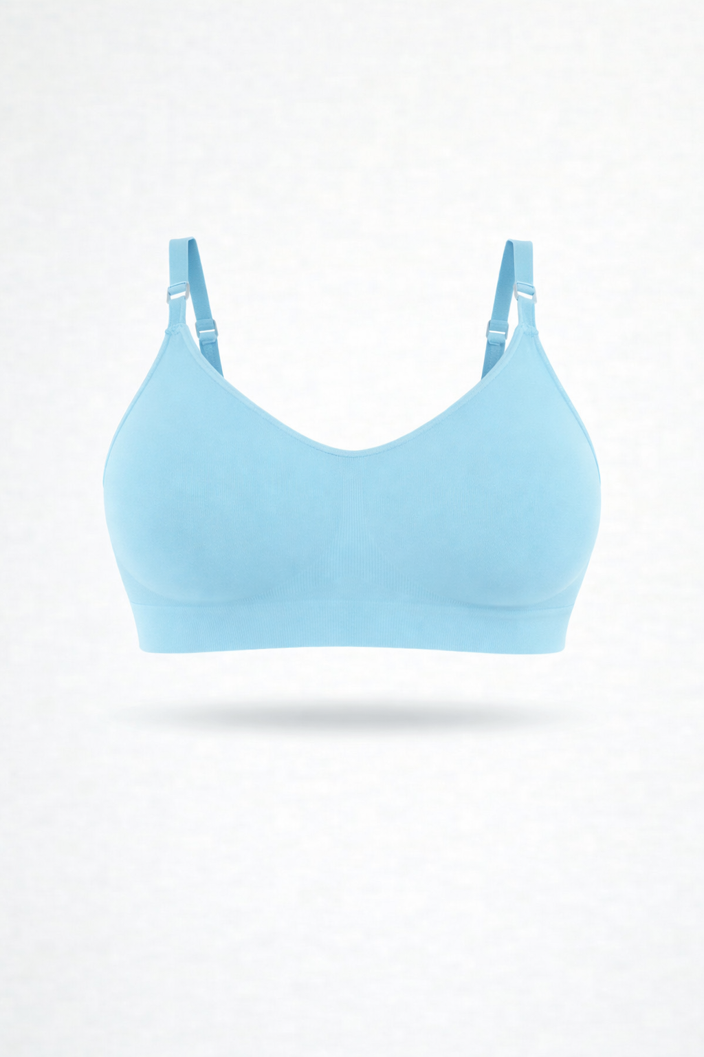 Bralette con Spallini Regolabili Verde Acqua Curvy per Taglie Forti | Leela Lab