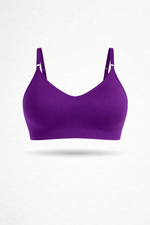 Bralette con Spallini Regolabili Viola Curvy per Taglie Forti | Leela Lab