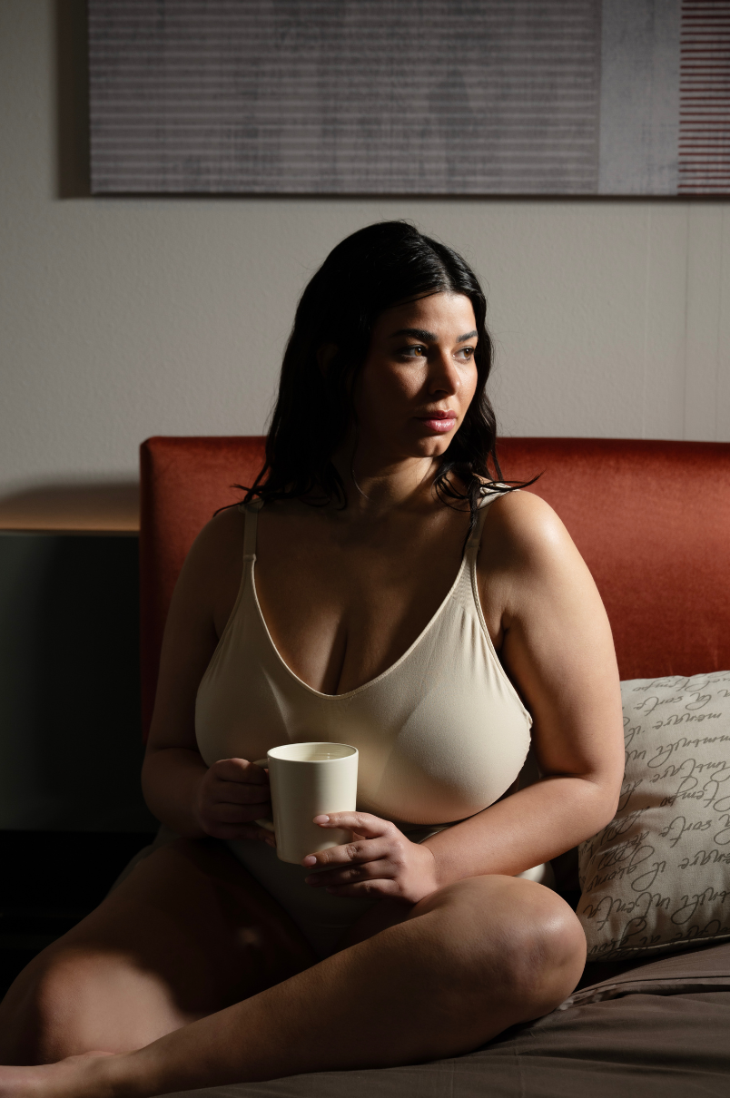Reggiseno Comfort ad Alto Sostegno - Nude