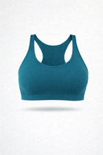 Sport Bralette Verde Petrolio Curvy per Taglie Forti | Leela Lab