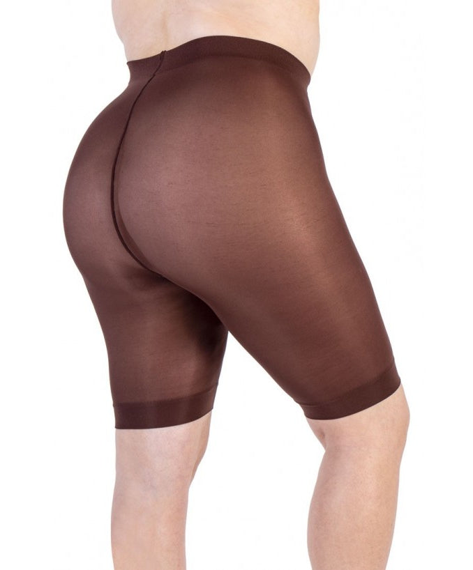 Antisfregamento Supermatte 90 DEN Caffè Curvy per Taglie Forti Plus Size | Leela Lab
