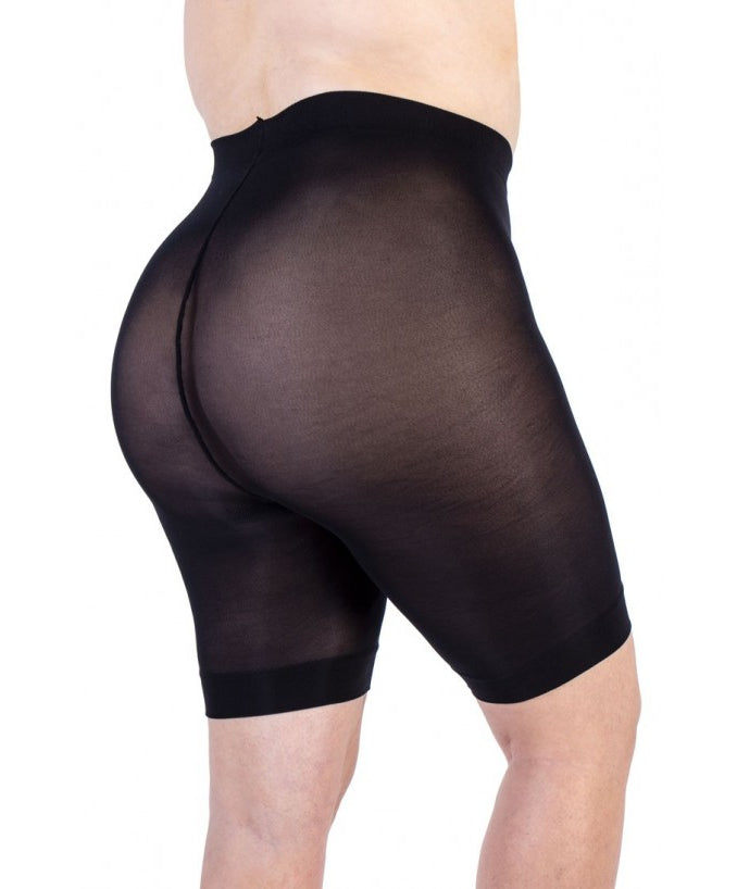 Antisfregamento Supermatte 90 DEN Nero Curvy per Taglie Forti | Leela Lab