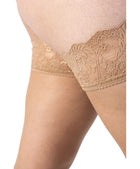 Autoreggente Light con Balza Bassa 30 DEN - Sabbia