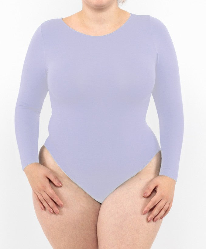 Body manica lunga - Lilla