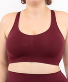 Bralette Bordeaux Curvy per Taglie Forti Plus Size | Leela Lab