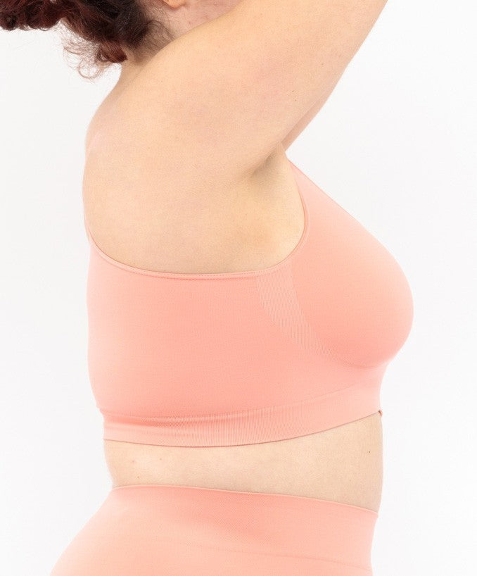 Bralette Corallo Curvy per Taglie Forti Plus Size Dettaglio | Leela Lab