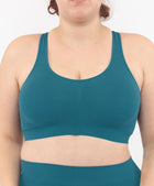 Bralette Verde Petrolio Curvy per Taglie Forti Plus Size | Leela Lab