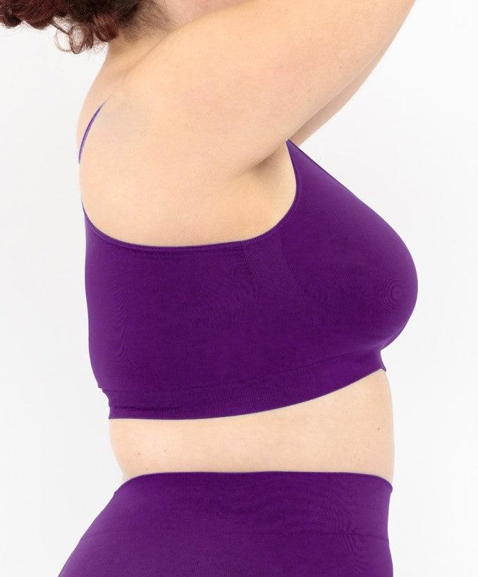 Bralette Viola Curvy per Taglie Forti Plus Size Dietro | Leela Lab