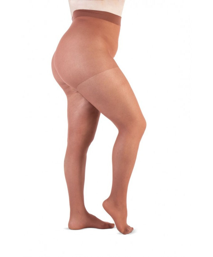 Collant Light 30 Denari cannella Curvy per Taglie Forti | Leela Lab