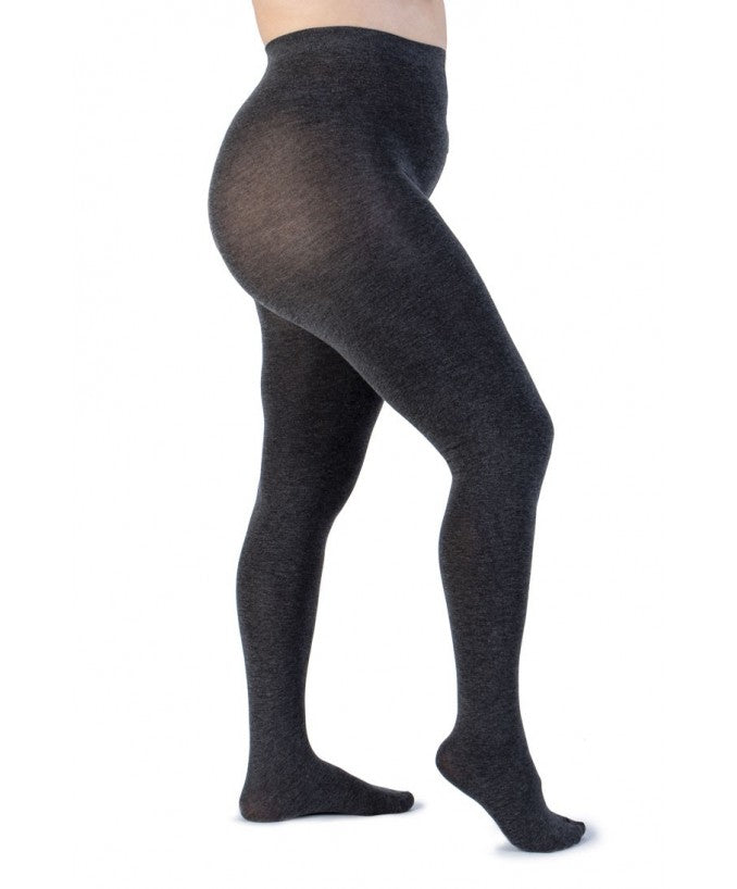 Collant Supermatte in Cashmere 90 Den Fumo Curvy per Taglie Forti | Leela Lab