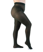 Collant Supermatte Recycled 90 Den Verde Curvy per Taglie Forti | Leela Lab