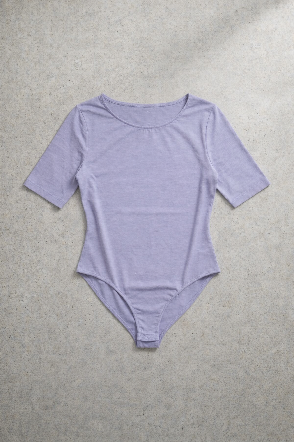 Body Manica Corta Lilla Curvy per Taglie Forti | Leela Lab