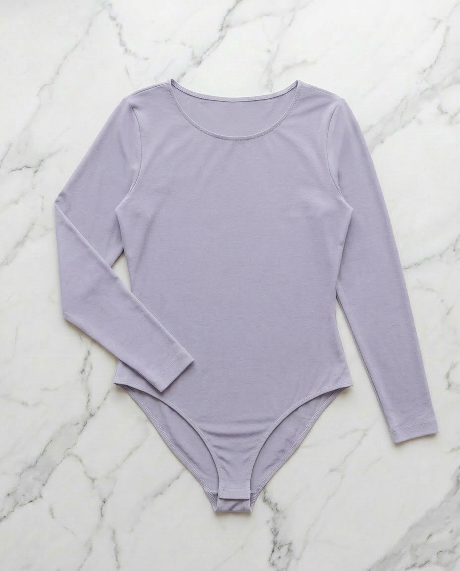 Body manica lunga - Lilla