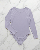 Body manica lunga - Lilla