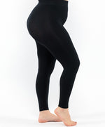 Leggings Modellanti Nero Curvy per Taglie Forti Plus Size | Leela Lab