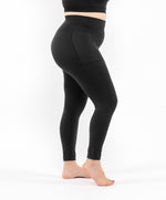 Leggings Sport con Tasca Nero Curvy per Taglie Forti Plus Size | Leela Lab
