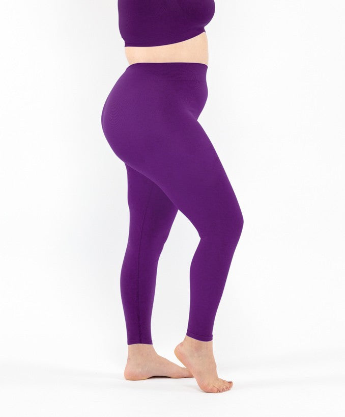 Leggings Viola Curvy per Taglie Forti Plus Size | Leela Lab