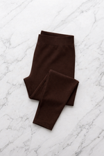 Leggings Costina Caffè Curvy per Taglie Forti | Leela Lab