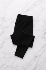 Leggings Costina Nero Curvy per Taglie Forti | Leela Lab